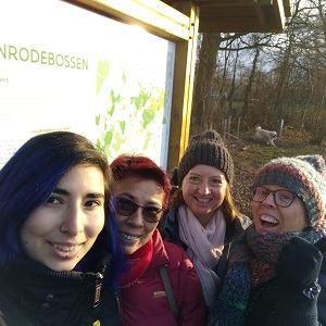 Kwartetje wandeling in het Herkenrodebos